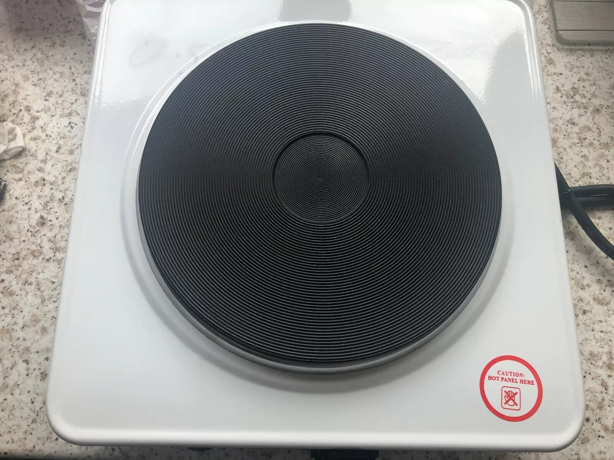 RS Pro Hot Plate single Electric Hob 1000w 1500w Single 4 Temperature Control