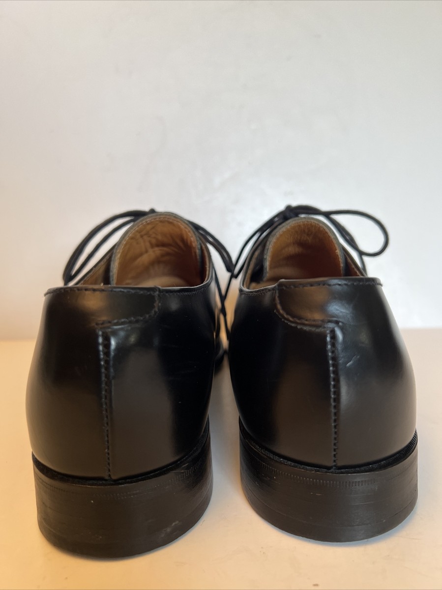 Alfred Sargent Blair Mens Black Leather Lace Up Dress Shoes  display picture 1