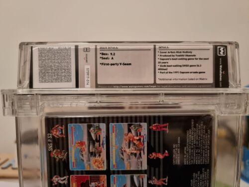 Street fighter 2 SNES 1992 First Print NTSC 9.2 A Sealed VGA WATA Graded - Picture 3 of 7