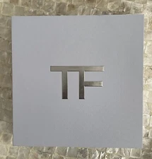 💠TOM FORD Gift Box Light Gray & Silver TF 6" x 6" x 1 1/2" New Empty FREE SHIP