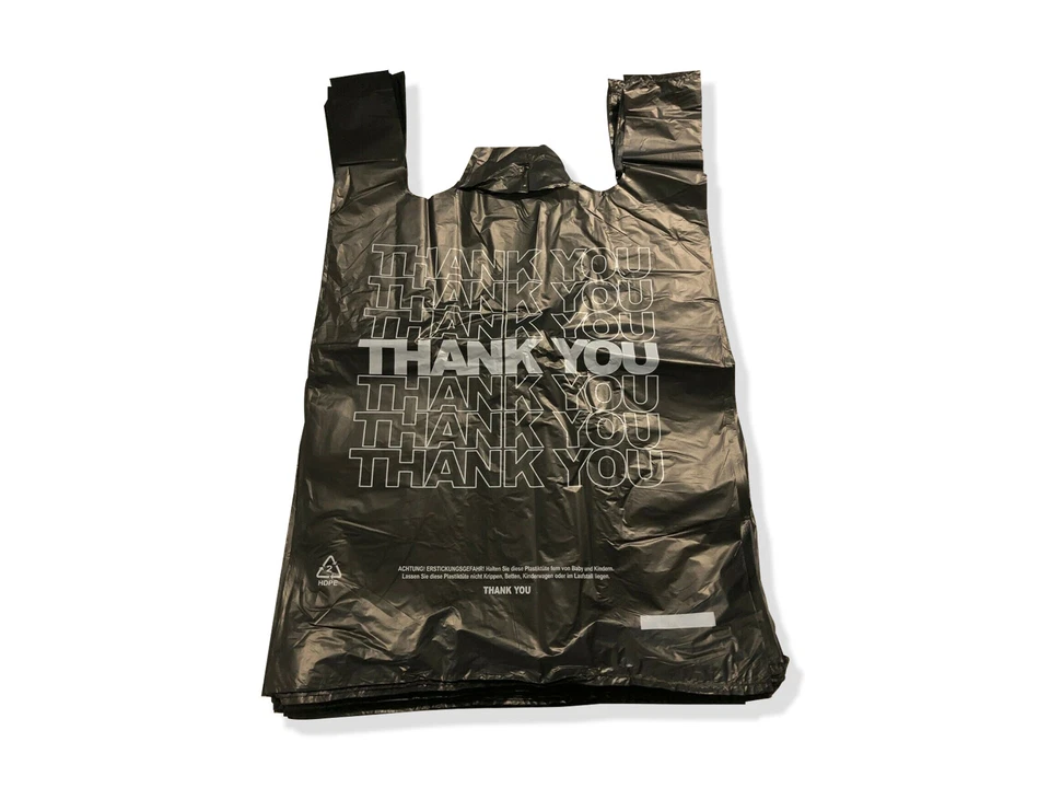 Tragetaschen - "Thank You" Print - Robuste Tüten - Kiosk Taschen - Extra Stark