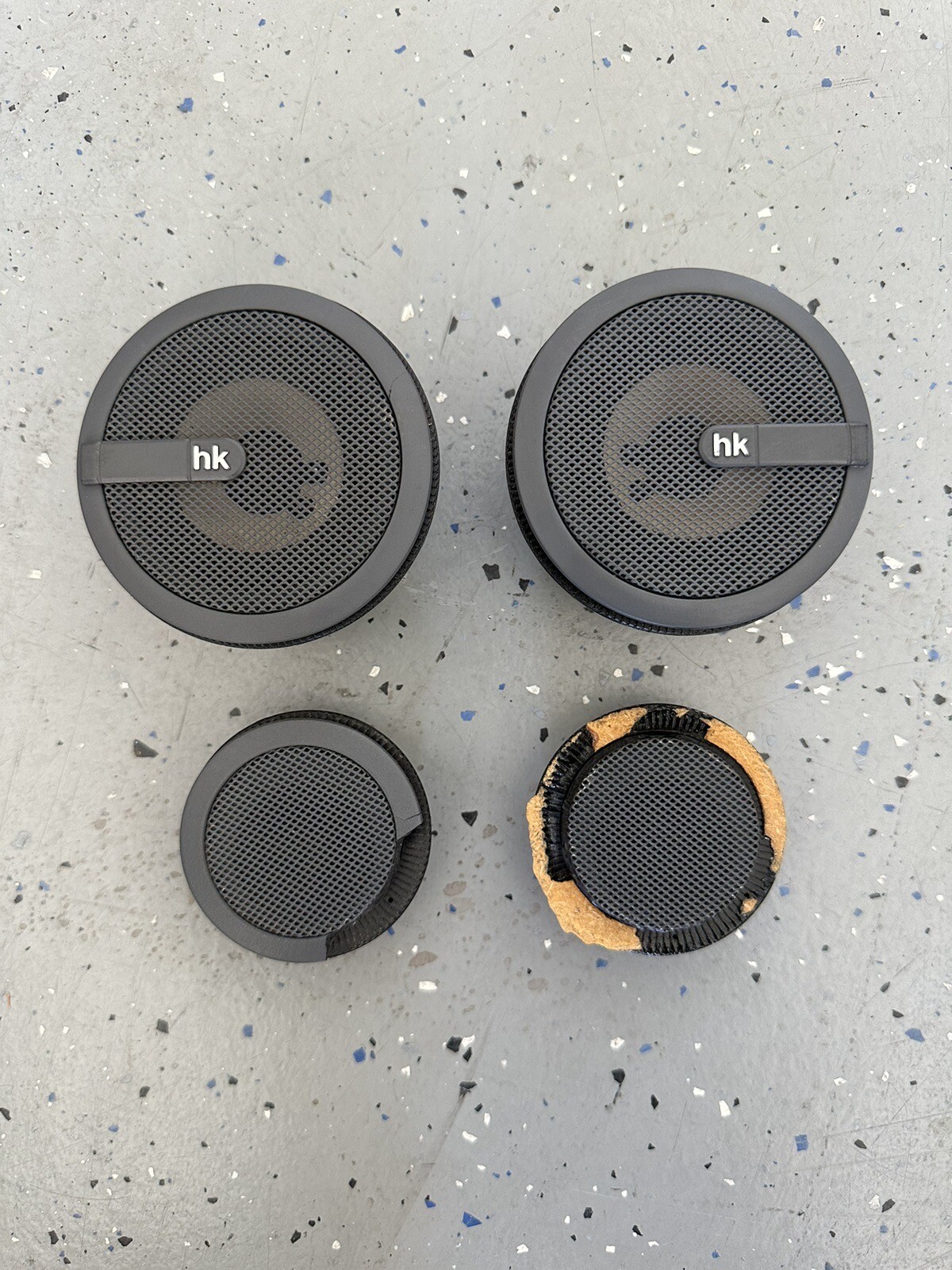 BMW E36 Interior Speaker Grille Mid Range Tweeter HK Harman Kardon Set