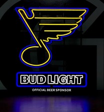 Vivid LED St. Louis Blues Ice Hockey Beer 24