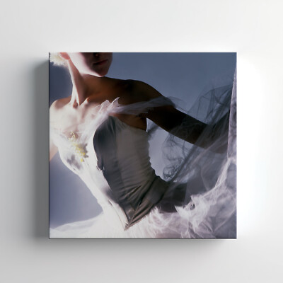 Ballerina Balletttänzerin Leinwandbild Wandbild, stilvolle Wohndeko Wandbehang