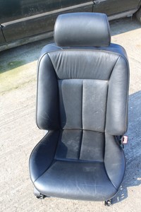 Mercedes E Klasse W210 S210 Beifahrersitz Sitz Ledersitz Elektrisch Schwarz Ebay