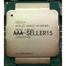 Intel Xeon E5-2673 V3 CPU 12 Core 2.4GHz 30MB SR1Y3 Socket 1356 120W Processor