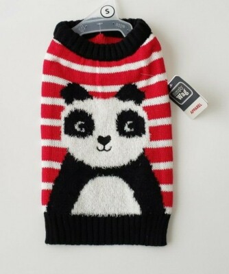 panda dog sweater