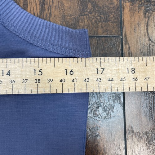 Athleta Small Petite SP Topanga Tank Top Mesh Back Blue Racerback Athletic - Picture 9 of 12