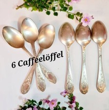 Kaffeel&ouml;ffel vintage Kaffeel&ouml;ffel Dessertl&ouml;ffel 6 St&uuml;ck