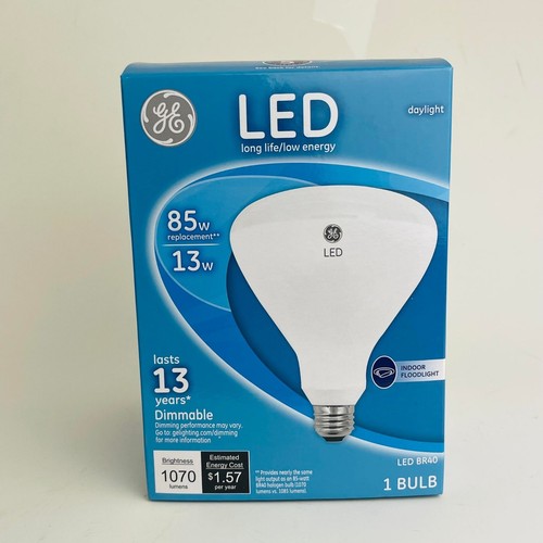 3 GE LED BR40 Bulb Long life/Low Energy 85w Replacement 13W Dimmable Indoor NEW - Picture 2 of 7