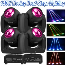 150W LED Moving Head Stage Light RGBW DMX DJ Disco Party Beam Spot Lighting US