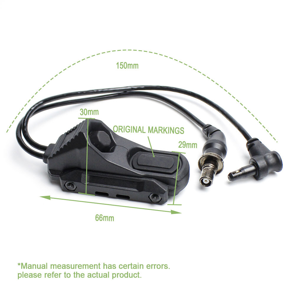 Tactical Line Dual Function Pressure Switch AXON Button SF Crane Light ...