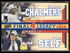 Mario Chalmers Bill Self 2013 Upper Deck Kansas Jayhawks Final 4 Legacy