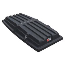 Tough Guy 21Vk32 Tilt Truck Lid,  Black,  Hinged, 60 In.L