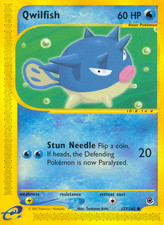 QWILFISH POKEMON EXPEDITION BASE SET 127/165 COMMON on eBay