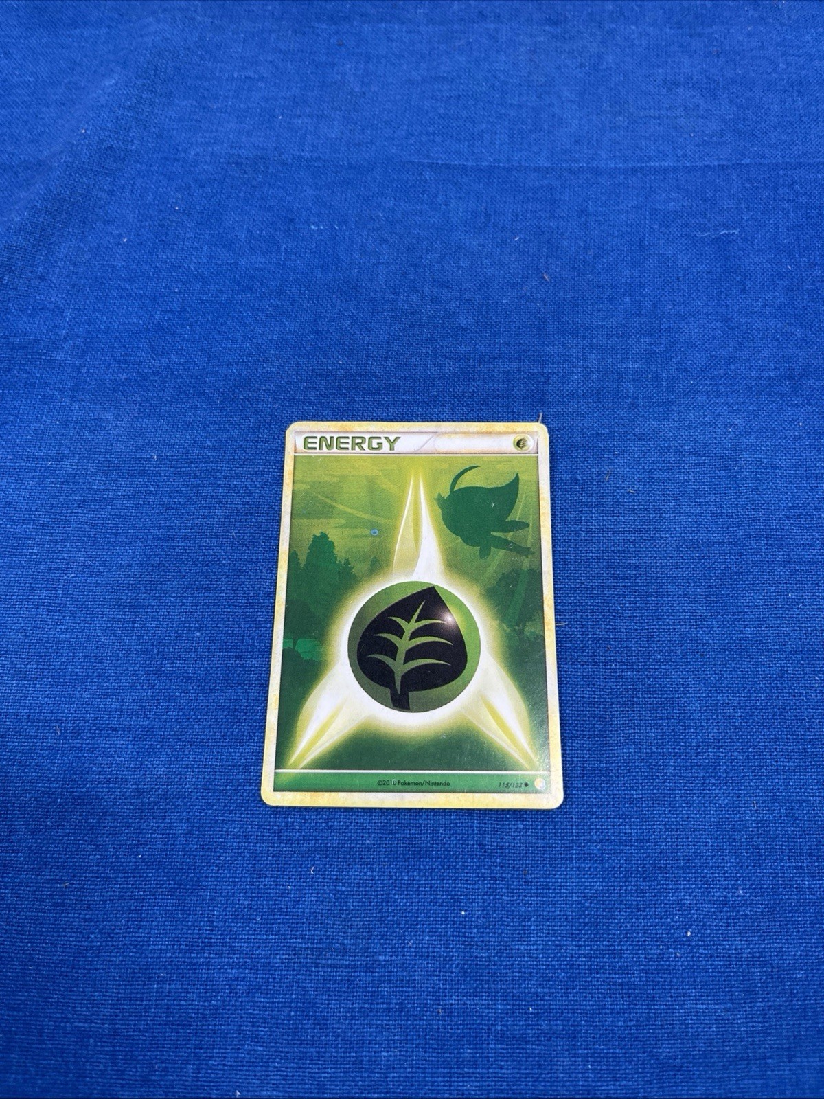 Grass Energy 115/123 Regular Common Basic Energy 2010 Black & White Pokemon Card
