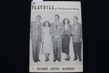 1949 ALONG FIFTH AVENUE THE PLAYBILL PROGRAM-NANCY WALKER-JACKIE GLEASON- K 3907