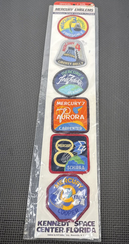 NASA Kennedy Space Center Set of 6 Patches