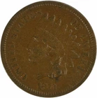 1873 Indian Cent Closed 3 EF Uncertified #247