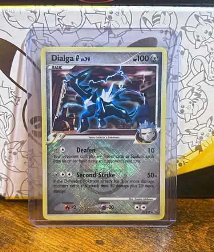 Dialga G Platinum 7/127 Holo English  POKEMON LEAGUE Pokemon Trading Card