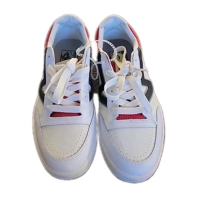 Vans Lowland CC Men\'s Sz 10.5 Varsity Red/True White Men\'s Skate Casual Sneakers Vans Lowland CC New Varsity Red/True White Men main image 4
