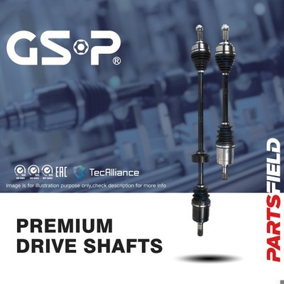 Pair Front GSP CV Joint Drive Shafts for Honda Jazz 2002-2014 FWD GE GG GP