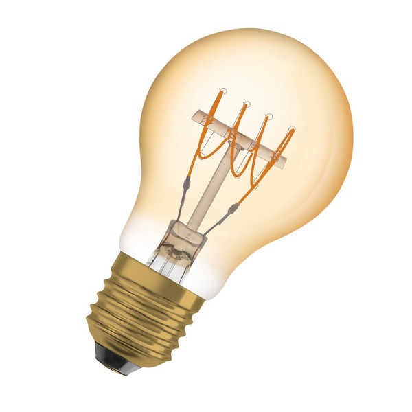 Vintage 1906 Led Classic A,B,P Slim Filament Dimmable 4.8W 822 Gold E27-image