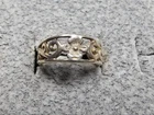 GRANDMA GRABE'S BEAUTIFUL VINTAGE STERLING SILVER OPEN BACK 1.4G RING SIZE 3