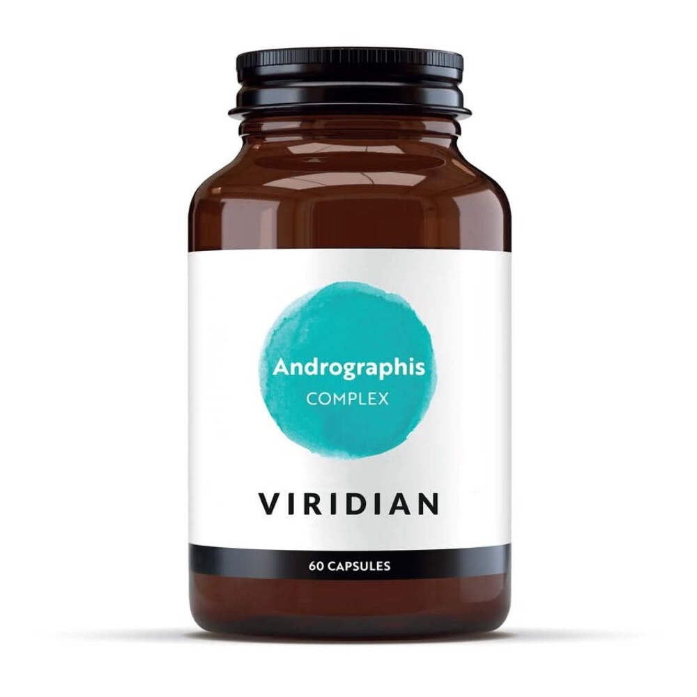 Viridian Andrographis Complex Vitamin C and Zinc 60 Capsules - Image 2