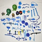 TMNT Large Vtg Weapons Accessories Lot 1988 1989 1990s Gun Missile Sword Knife