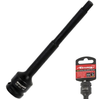 Neilsen 8 mm Sechskant-Steckschlüsseleinsatz Bit lange Reichweite 150 mm metrisch 1/2''