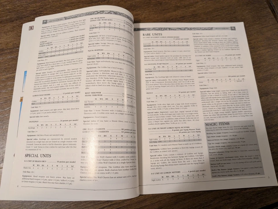 Warhammer Ravening Hordes Supplement OOP Orcs Goblins WFB - Image 3 of 3