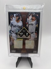2025 Topps Aaron Judge & Juan Soto black 9/10 Rounding The Bases Dual Base Relic