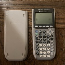 Texas Instruments TI-84 Plus Silver Edition Graphing Calculator Tested W/Cover