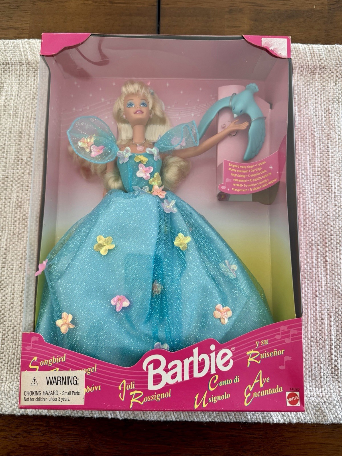 1995 Songbird Barbie Doll By Mattel In Original Box OSNIB; Box Sealed Closed