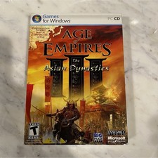 Microsoft Age of Empires III: The Asian Dynasties PC CD-ROM. Brand New Sealed!