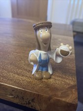 Tetley Tea Folk Vintage 1994 Figure Sydney With Round Tea Bag Lyon’s Tetley Ltd