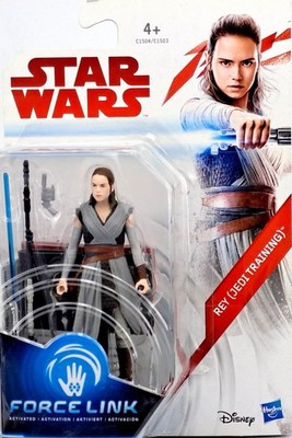 REY (JEDI TRAINING) STAR WARS ''THE LAST JEDI'' MIT FORCE LINK FEATURE VON HASBRO
