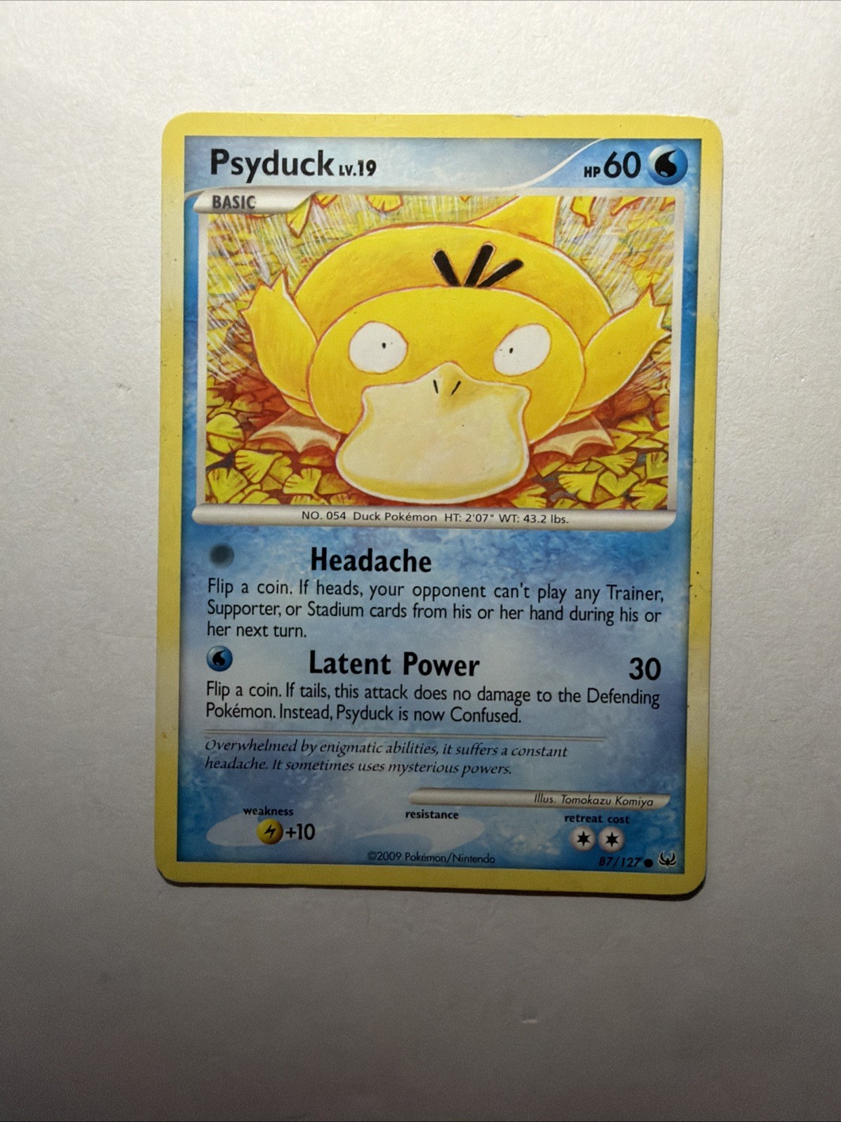 Psyduck - 87/127 - Common - Platinum Base - Pokemon Card - 5 MP