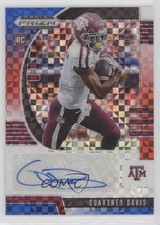 2020 Prizm Draft Picks Rookies Red White & Blue 71/99 Quartney Davis Auto 0kz8