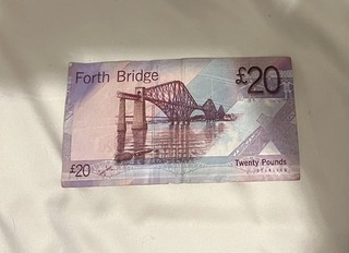 2007 Bank of Scotland Lord Stevenson £20 Pound Banknote fourth bridge