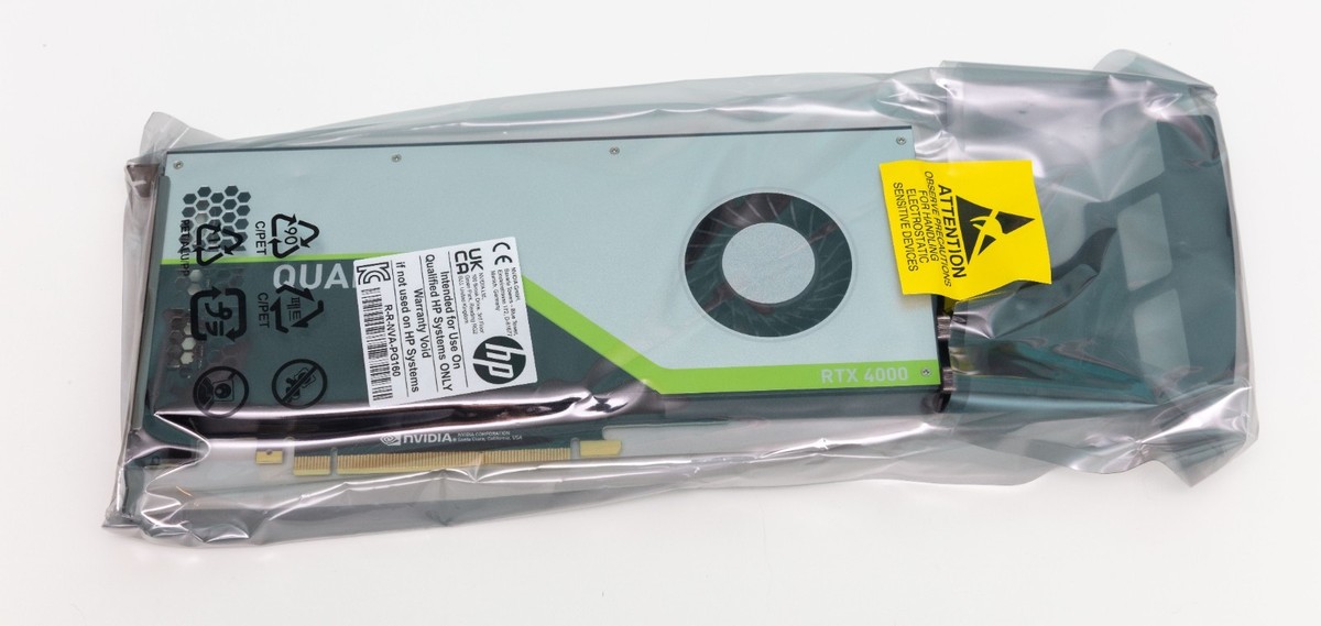 HP L48392-001 Nvidia Quadro RTX 4000 Graphics Card 8GB GDDR6 for