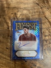 2025 Topps Finest Basketball Zach Collins Finest Autographs /99  CHICAGO