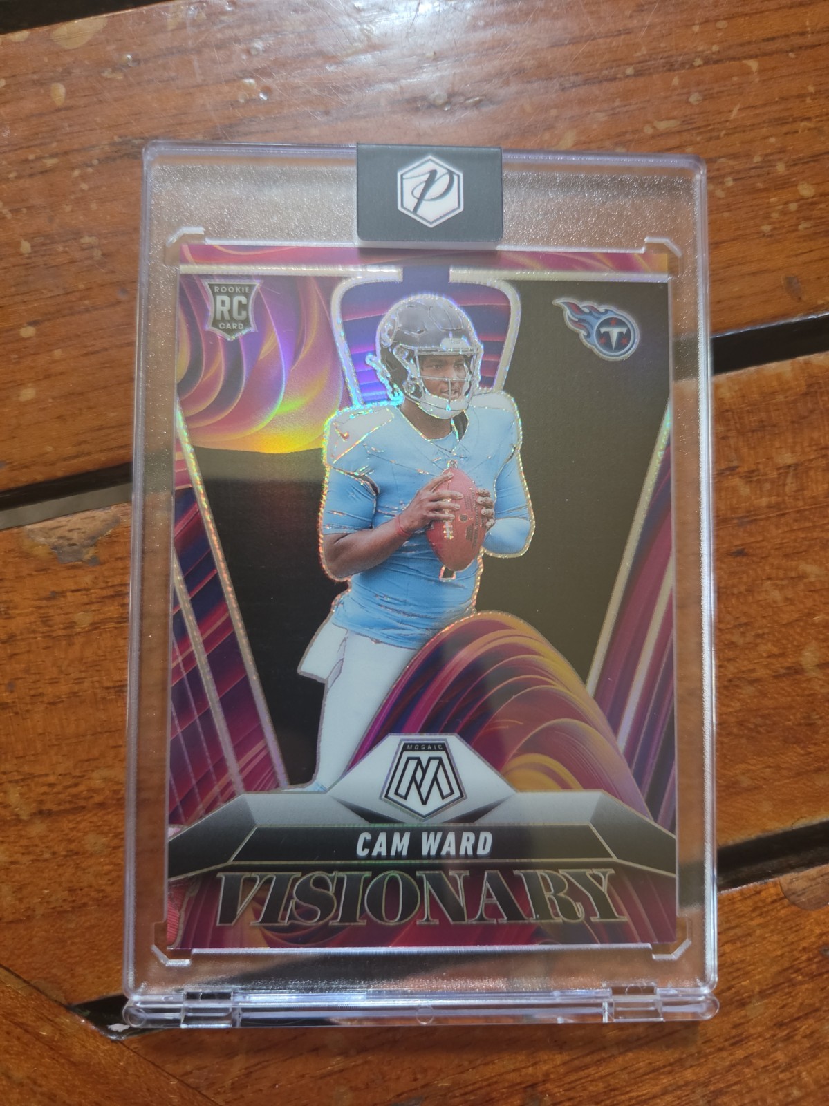 2025 Panini Mosaic Cam Ward Visionary Rookie SP #24 RC Case Hit