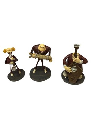 Nightmare Before Christmas Hawthorne Village Figurine Set MADCAP MUSICIANS w/COA