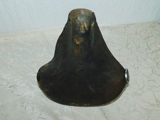 Original NSU Leather Saddle Moped, Motorcycle, Bicycle Brown, Retro! Vintage