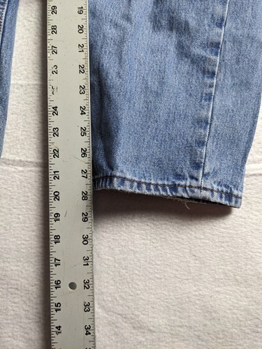 Levis 550 Mens Jeans Size 35 x 30 Cotton Blue - Photo 5/14