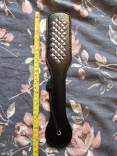 Reinforced Pyramid Studded Spanking Paddle BDSM   Bondage Spank