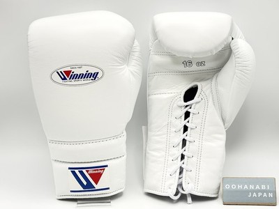 Winning MS−600 プロ仕様ボクシンググローブ 16oz 白　紐式 s-l400.jpg