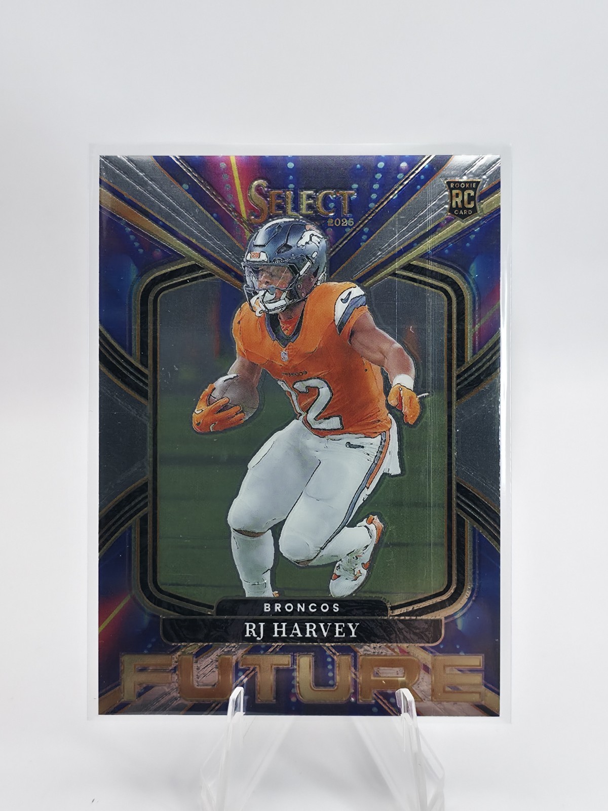 2025 Panini Select - Select Future RJ Harvey #5 (RC) Denver Broncos